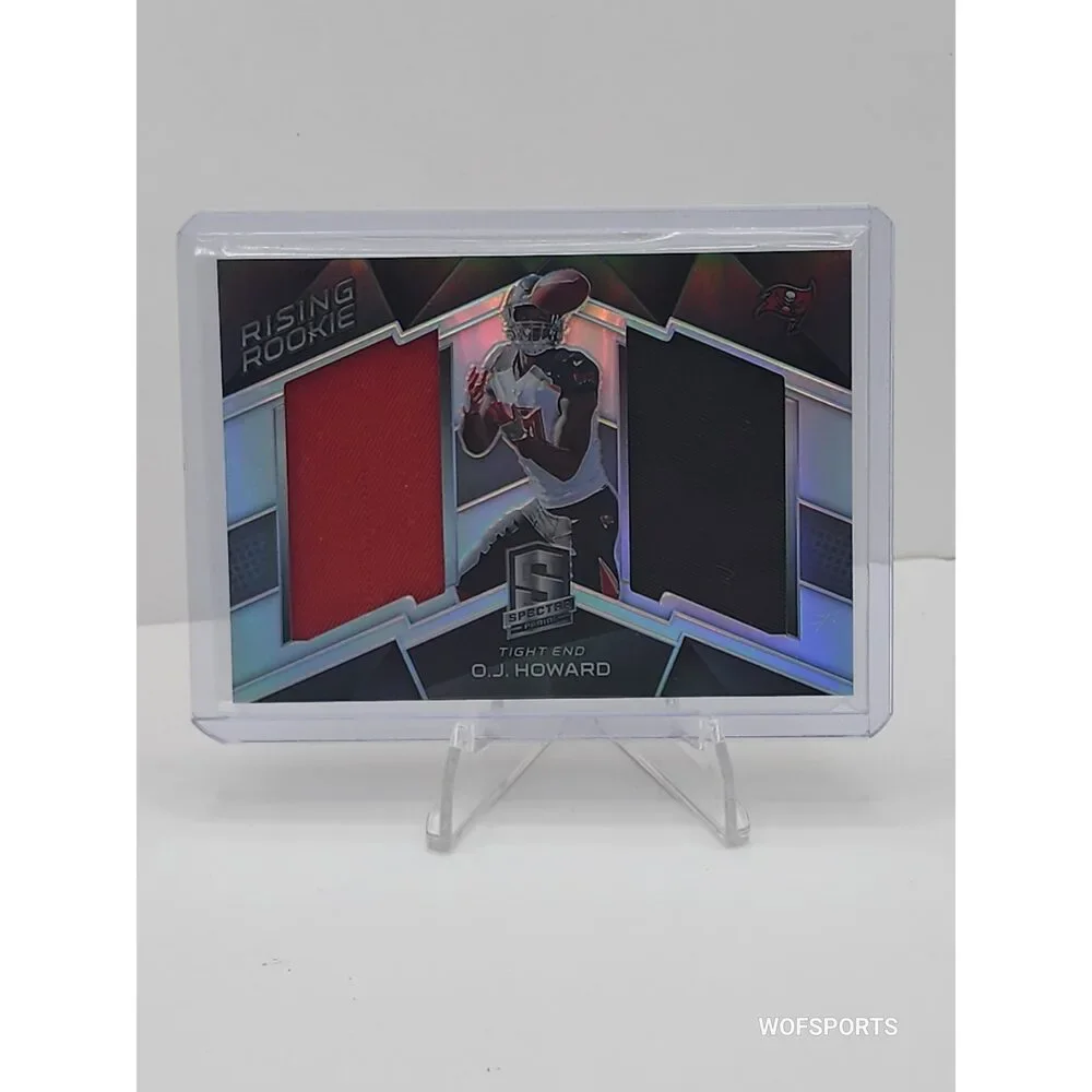 2017 Panini Spectra Rising Rookie Material O.J. Howard #19 Tampa Bay Buccaneers